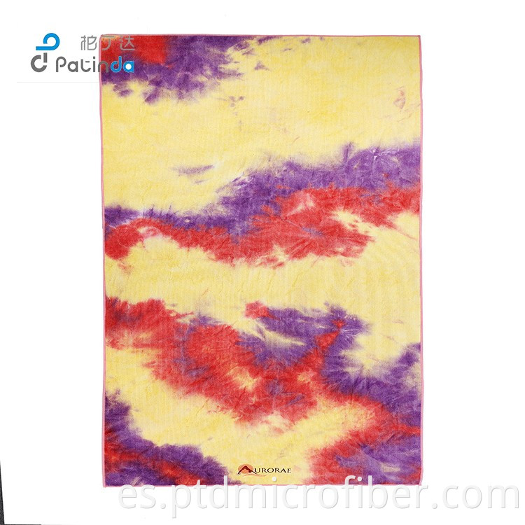 tie dye microfiber towel